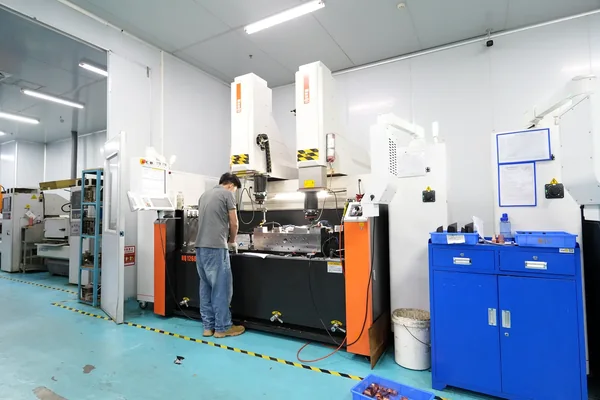 EDM Tooling Workshop EDM machines operating in the tooling workshop